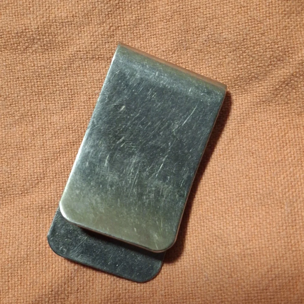 Money clip navajo silver